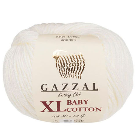 Gazzal Baby Cotton Xl Örgü İpi 3410 Ekru