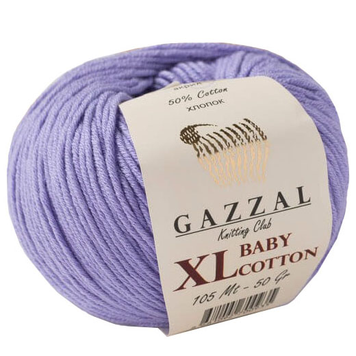 Gazzal Baby Cotton Xl Örgü İpi 3420 Lila