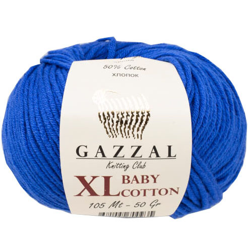 Gazzal Baby Cotton Xl Örgü İpi 3421 Saks Mavisi