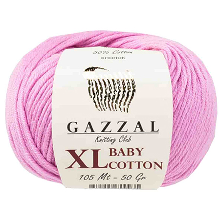 Gazzal Baby Cotton Xl Örgü İpi 3422 Pembe