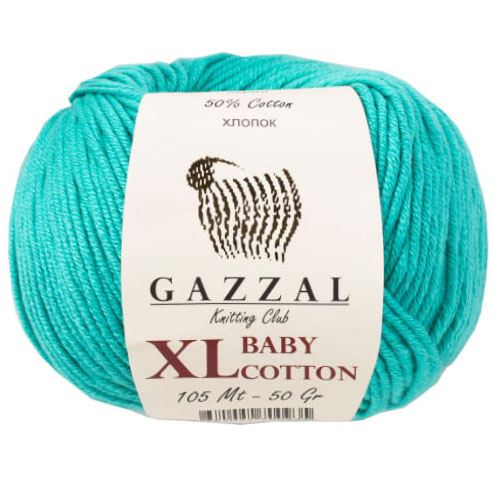 Gazzal Baby Cotton Xl Örgü İpi 3426 Turkuaz