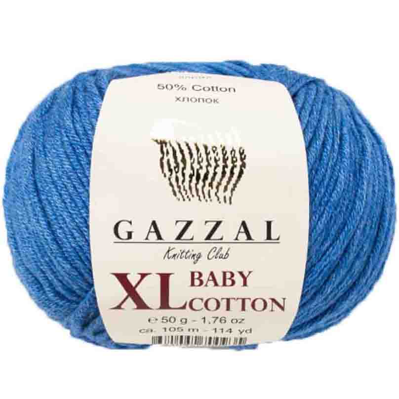 Gazzal Baby Cotton Xl Örgü İpi 3431 Koyu Mavi