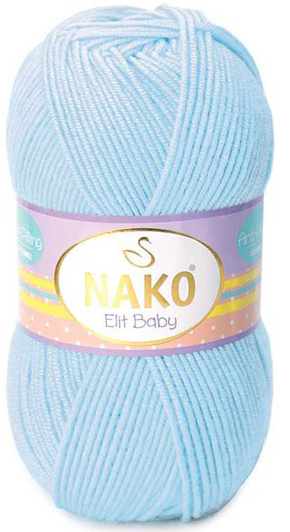 Nako Elit Baby Örgü Bebe İpi 4687 Bebe Mavisi