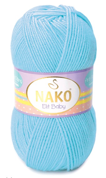 Nako Elit Baby Örgü Bebe İpi 6723 Mavi