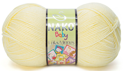 Nako Lüks Minnoş Örgü Bebe İpi 3664 Limonata