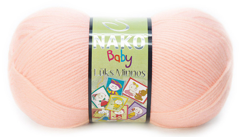 Nako Lüks Minnoş Örgü Bebe İpi 99054 Açık Yavru  Ağzı