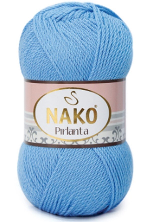 Nako Pırlanta Örgü İpi 6976 Canlı Mavi