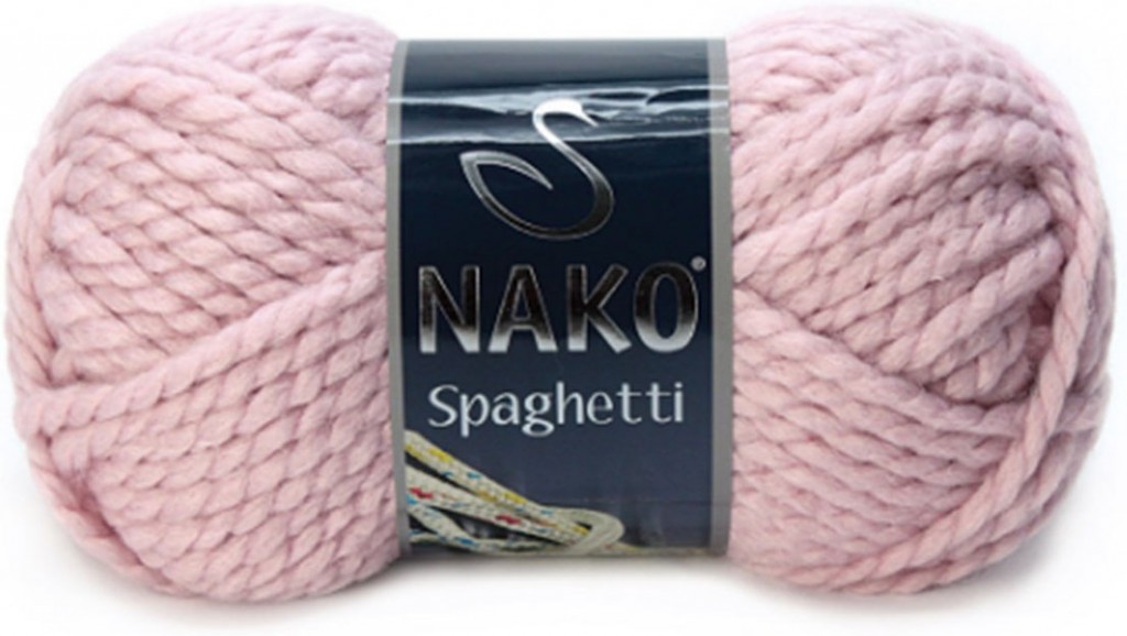 Nako Spaghetti Örgü İpi 10639 Pudra Pembe