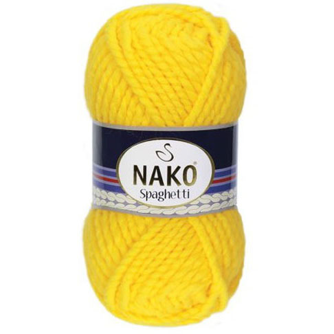 Nako Spaghetti Örgü İpi 1253 Sarı