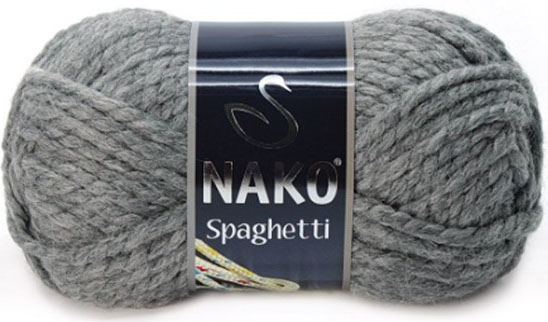 Nako Spaghetti Örgü İpi 790 Füme Melanj