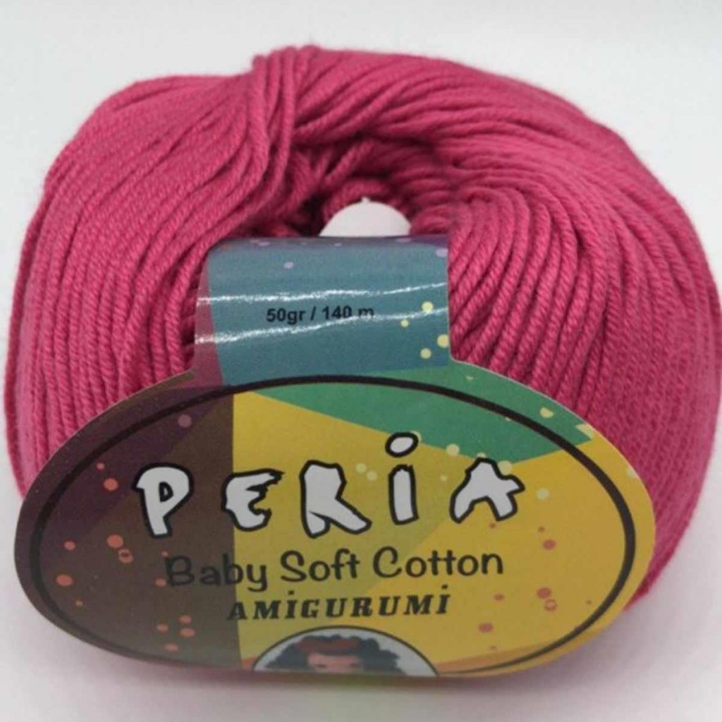 Peria Baby Cotton Amigurumi Örgü İpi 19 Fuşya