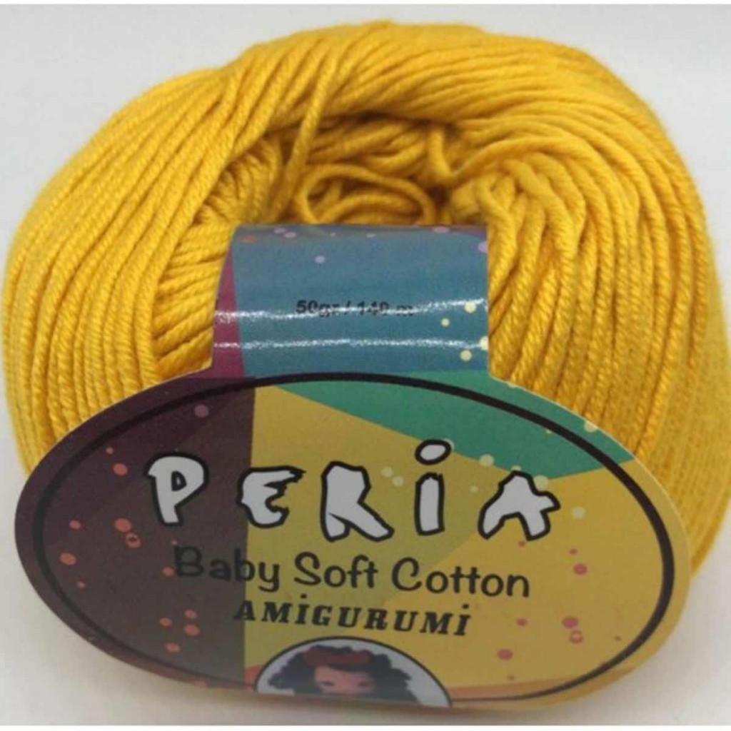 Peria Baby Cotton Amigurumi Örgü İpi 21 Hardal