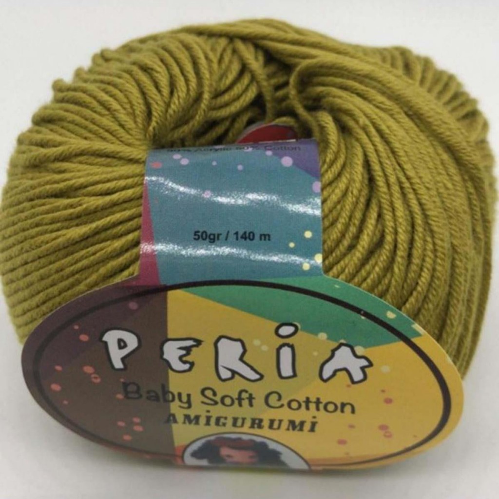 Peria Baby Cotton Amigurumi Örgü İpi 32 Zeytin Yeşili