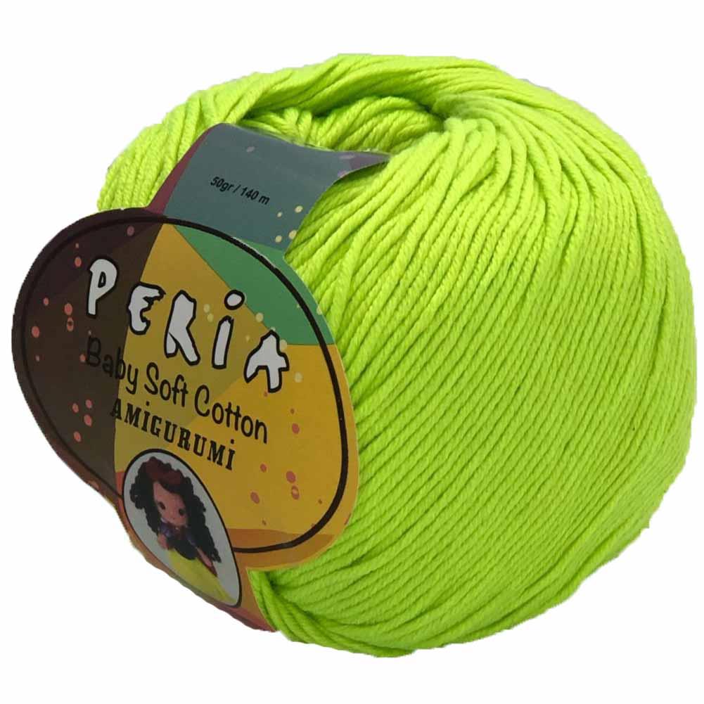 Peria Baby Cotton Amigurumi Örgü İpi 95 Neon Yeşil