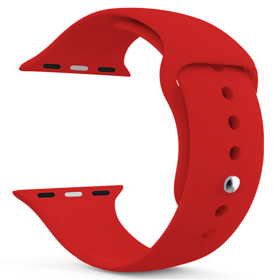 Akıllı Saat Silikon Kordon 42/44 Mm Kırmızı
