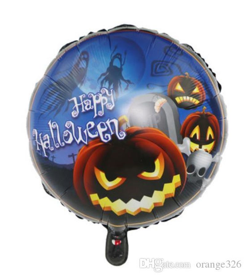 Happy Halloween Balkabağı Folyo Balon 18 Inç