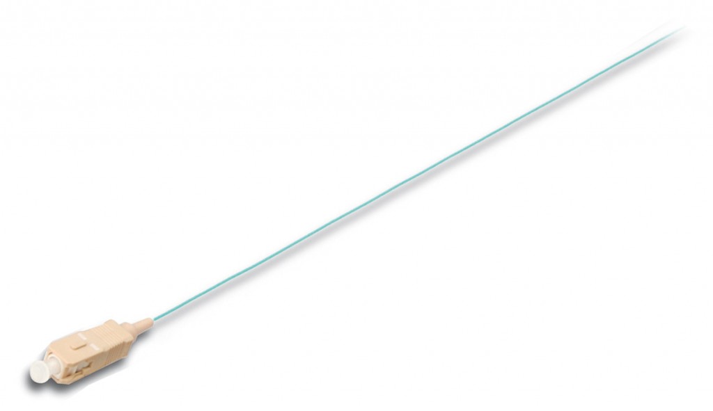 Beek Sc/Upc Fiber Pigtail, 50/125 Μ, Multimode, 0.9Mm Simplex, Om3, Lszh, 1 Metre