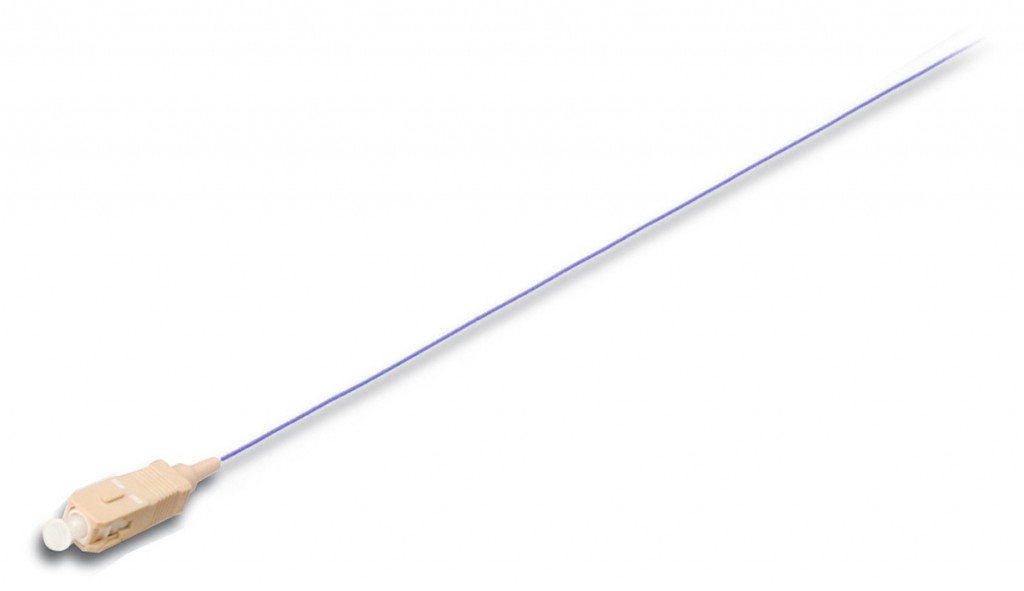 Beek Sc/Upc Fiber Pigtail, 50/125 Μ, Multimode, 0.9Mm, Simplex, Om4, Lszh, 1 Metre