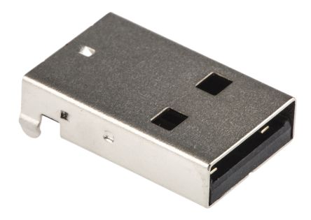Dik Açılı Smt Tipi A Usb Dişi Konnektör  (Right Angle Smt Type A Usb Connector Plug)