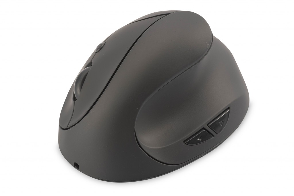 Kablosuz Ergonomik Optik Mouse, 6 Düğmeli, 2.4Ghz, Şarj Edilebilir Batarya, Siyah Renk, Usb Nano Alıcı Ve 3.5&Quot; Şarj Edilebilir Kablo Dahil