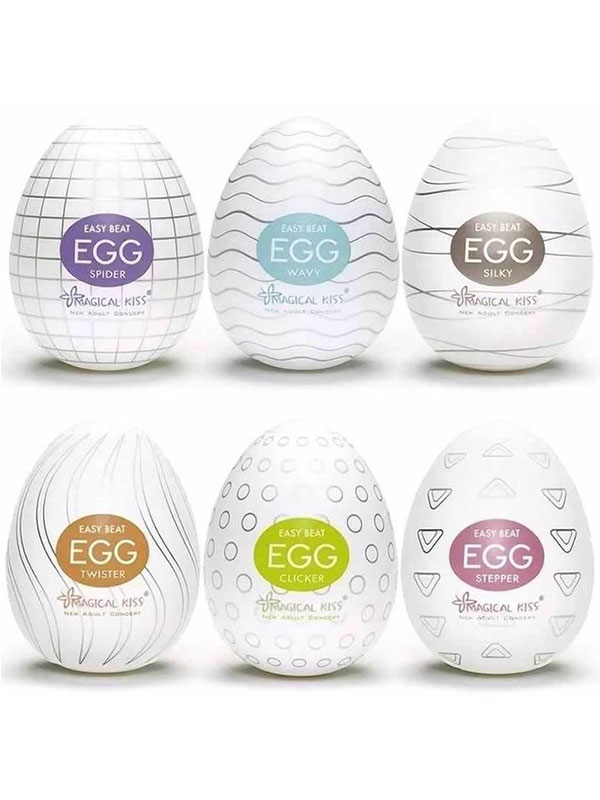 Magical Kiss Egg Erkeklere Özel Esnek Yumurta 6'Lı