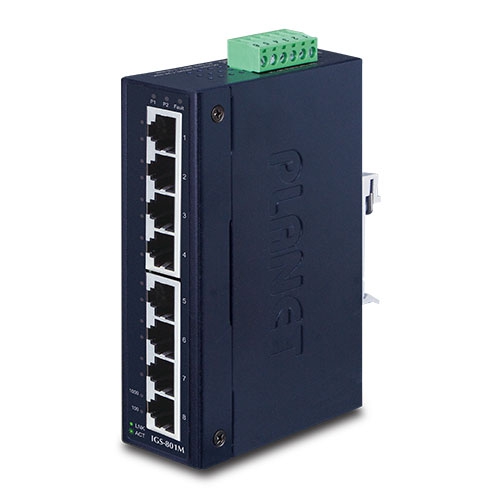 Yönetilebilir Endüstriyel Tip Ethernet Switch (Managed Industrial Ethernet Switch)&Lt;Br&Gt;8-Port 10/100/1000Mbps