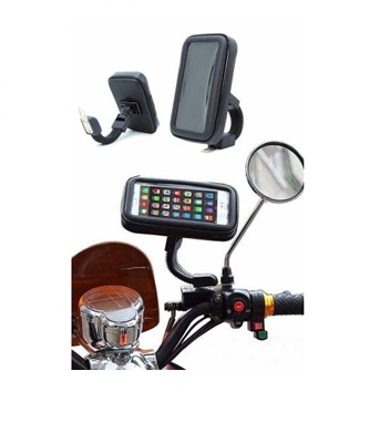 Bisiklet Gidon Telefon Aparatı Su Geçirmez Xxl Ayna Bağlantılı 508