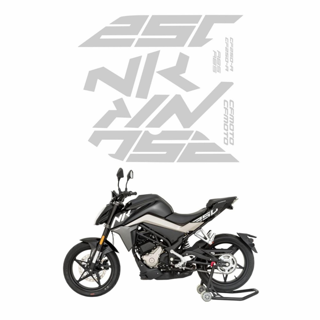Cf Moto Cf Moto 250 Nk Sticker Seti Beyaz