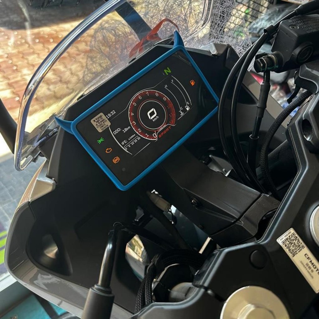 Cf Moto Nk 250 2023 Uyumlu Km Koruyucu Kılıf Mavi