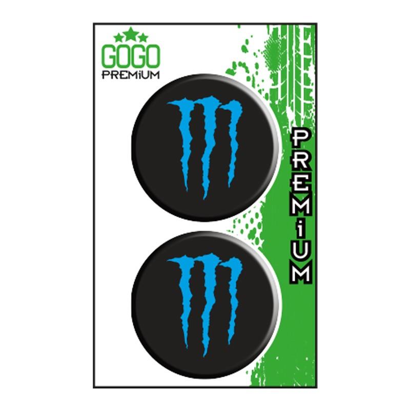Monster 3 (7X7 Cm) İkili Damla Etiket