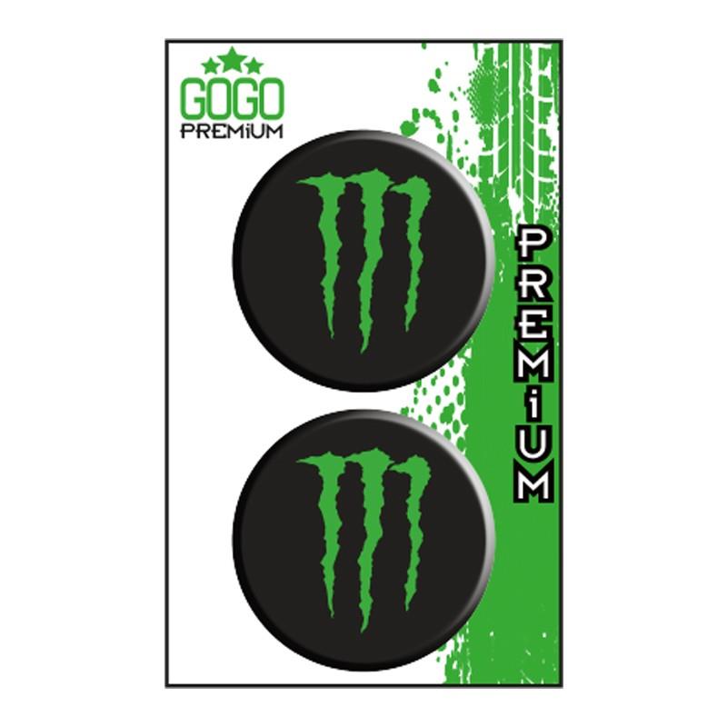 Monster 5 (5X5 Cm) İkili Damla Etiket