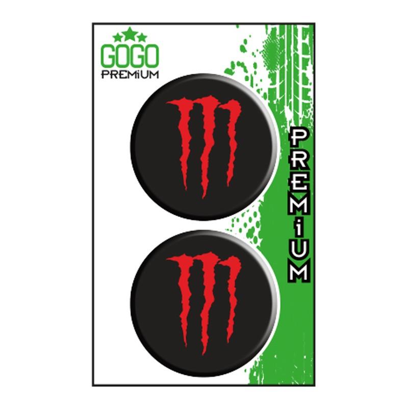 Monster 2 (5X5 Cm) İkili Damla Etiket