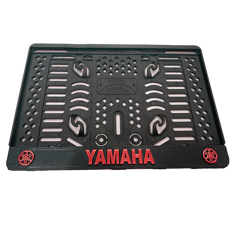 Yamaha Kırmızı Çıtçıt Plastik (15X24 Cm) Kırılmaz Plakalık