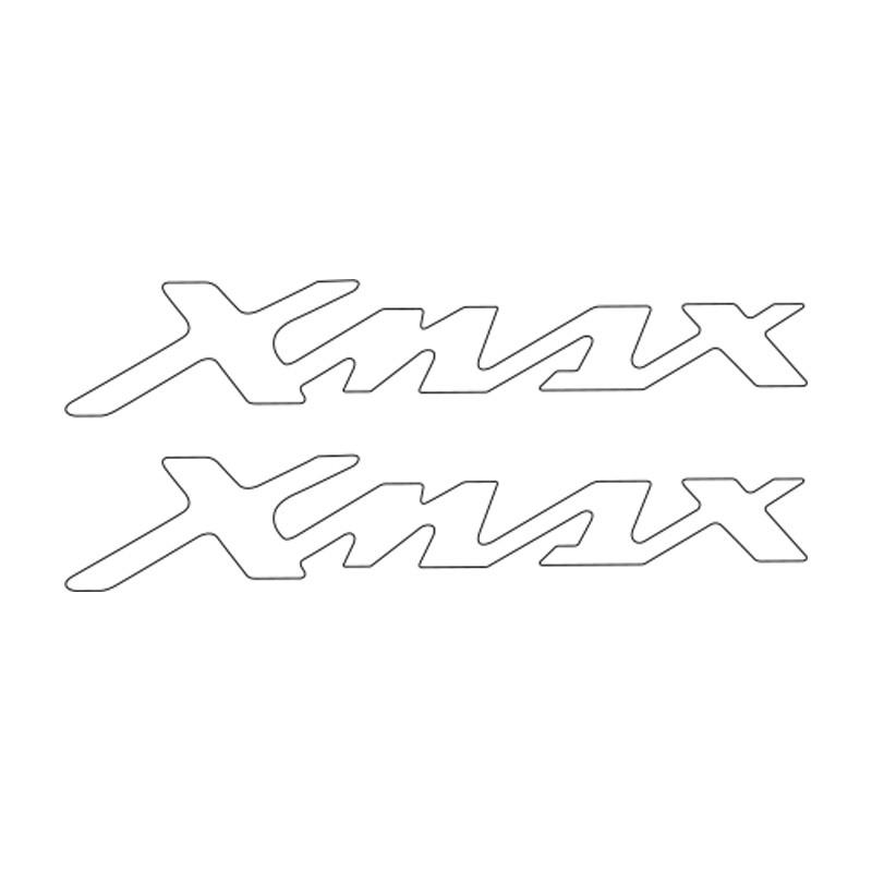Yamaha Xmax Uyumlu Damla Yazı Beyaz 22X4 Cm Sticker