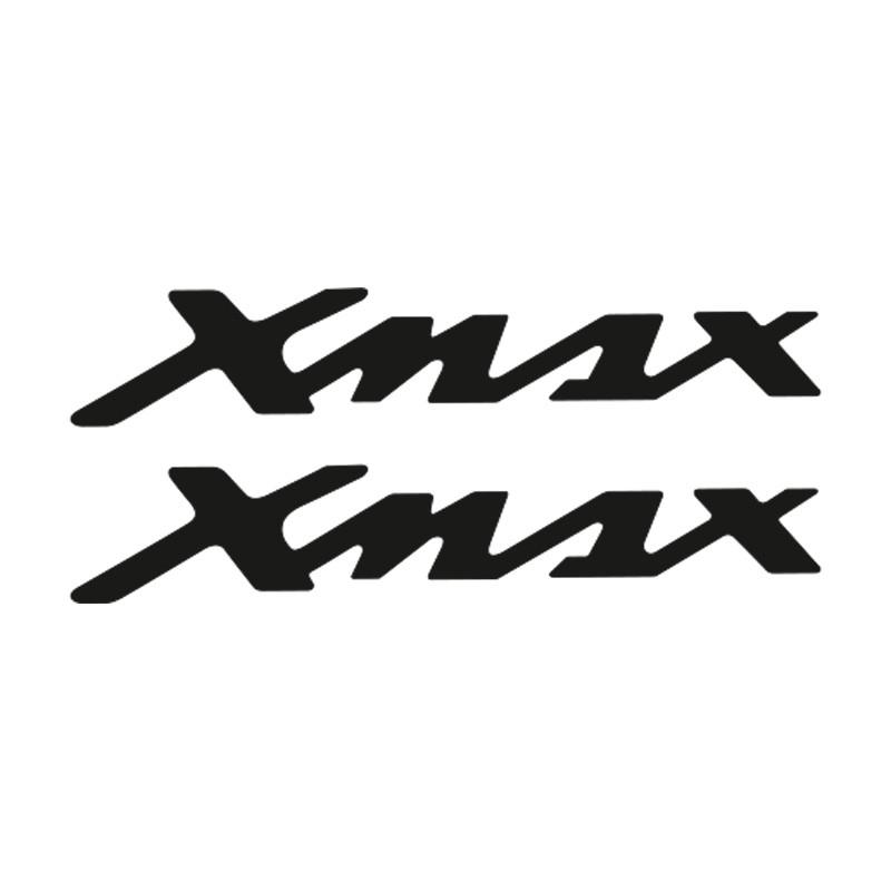 Yamaha Xmax Uyumlu Damla Yazı Siyah 22X4 Cm Sticker