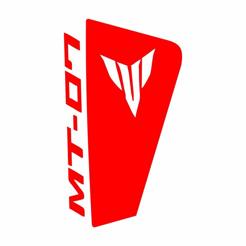 Yamaha Mt07 2014 - 2017 Uyumlu Kırmızı Siperlik Sticker Set