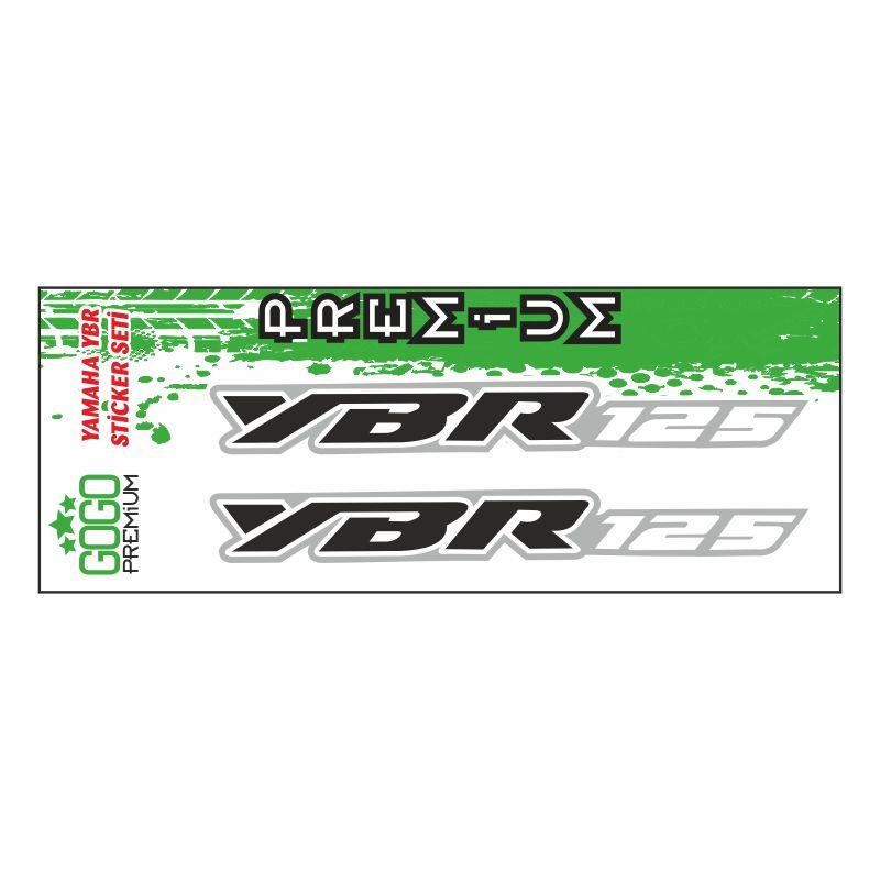Yamaha Ybr 125 Uyumlu Yazı Sticker Set