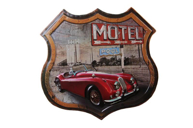Dekoratif 3D Motel &Kırmızı Temalı Duvar Panosu