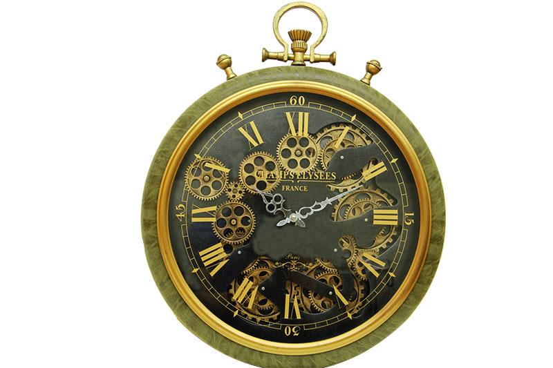 Saat Çarklı Köstek Modeli Duvar Saati Dekoratif Ev Ofis Hediyelik