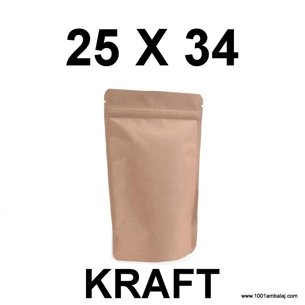 25X34 Cm Kraft Renk Doypack Torba /36/