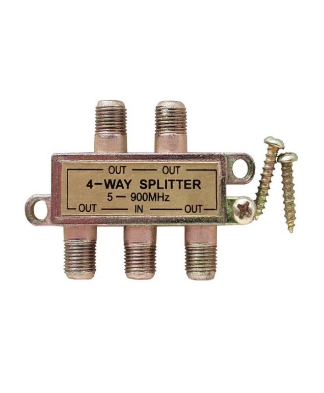 4 Way Splitter 1/4  5-900 Mhz