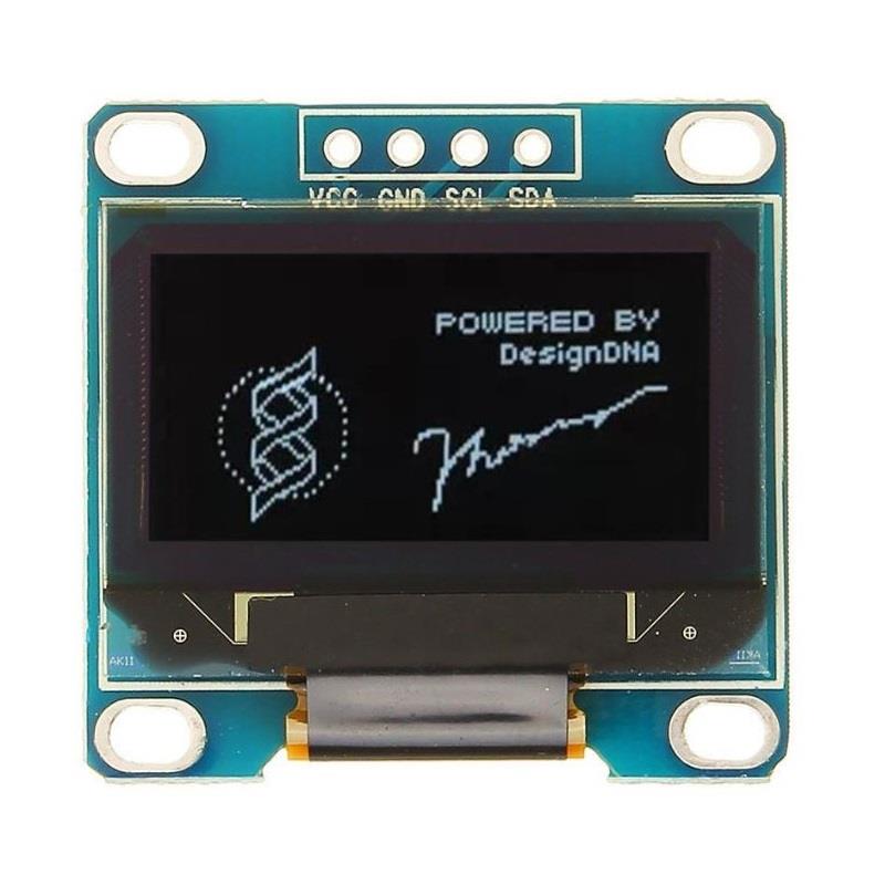 Arduino 0,96'' 4 Pin Blue I2C Iic Oled Lcd Modülü