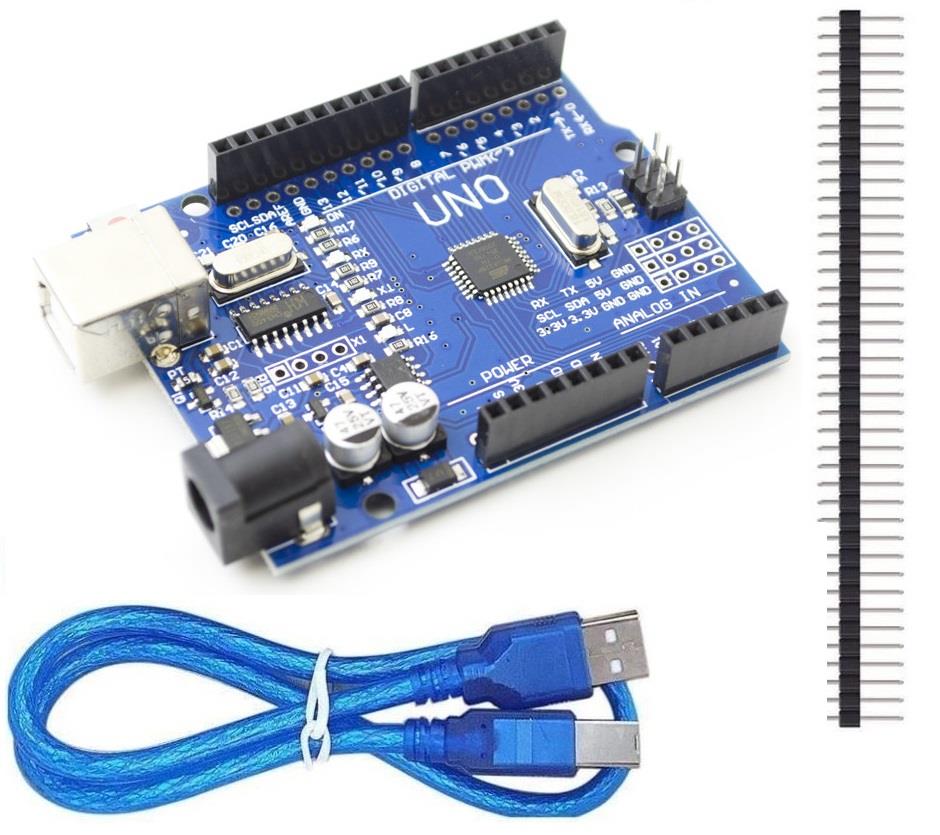 Arduino Uno R3 Smd Klon Ch340 Chip (Usb Kablo Dahil)