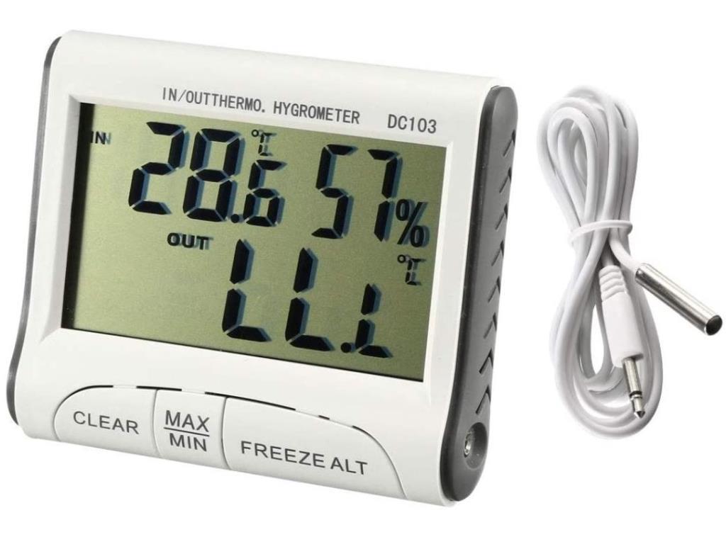 Dc-103 Dijital Termometre Sıcaklık Nem Ölçer İç & Dış Ortam
