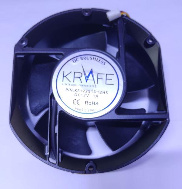Fan 12V 1Amp Plastik Kanat 172X150X51-3 Krafe