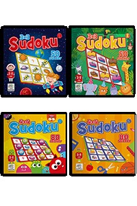 3-6 Yaş Stickerlı Çıkartmalı Sudoku Seti Yükselen Zeka