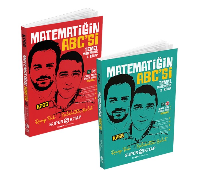 Kpss Matematiğin Abc’si Temel Matematik 1.Kitap Süper Kitap 2022 + Kpss Matematiğin Abc’si Temel Matematik 2.Kitap Süper Kitap 2022