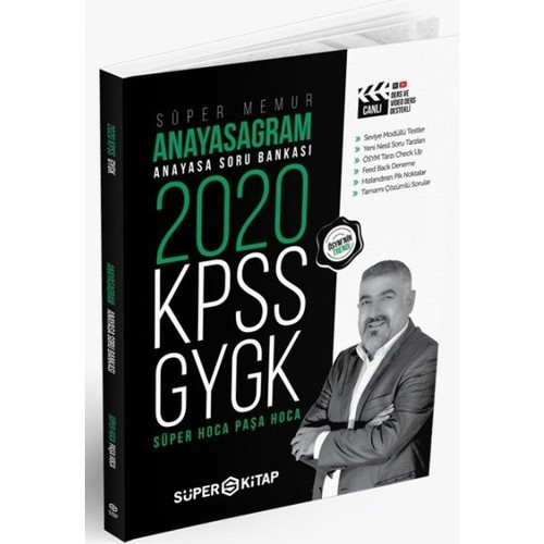 Kpss Süper Memur Gygk Anayasagram Anayasa Soru Bankası Süper Kitap 2020