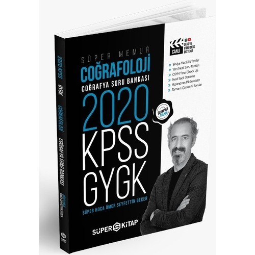 Kpss Süper Memur Gygk Coğrafoloji Coğrafya Soru Bankası Süper Kitap 2020