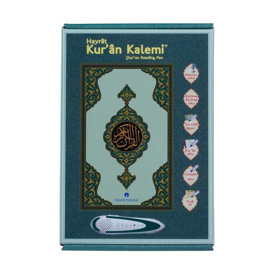 Kuran Okuyan Kalem Seti - Yeni Versiyon (Yeşil, Cami Boy, Karton Kutulu)